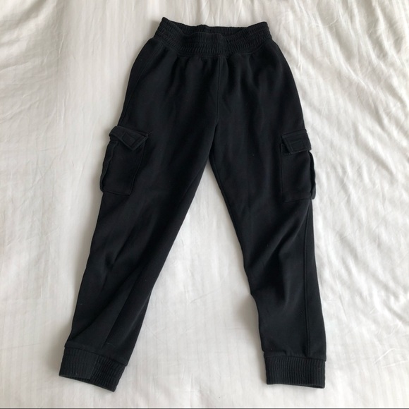 GARAGE CLOTHING BLACK FRENCH TERRY CARGO JOGGER - Picture 2 of 6